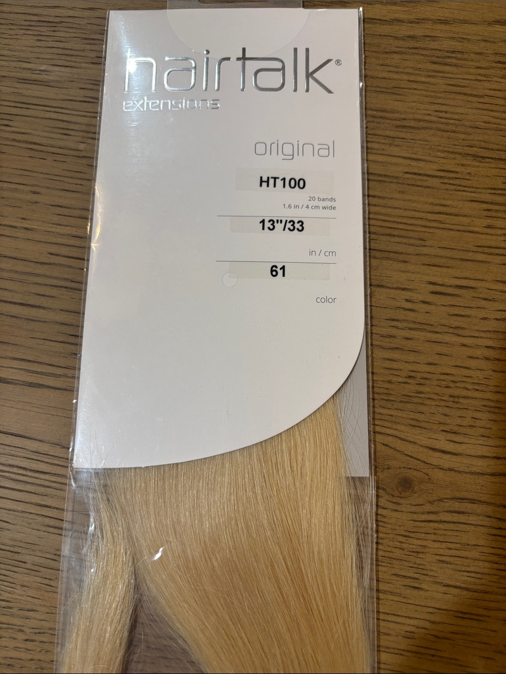 Hair talk extensions